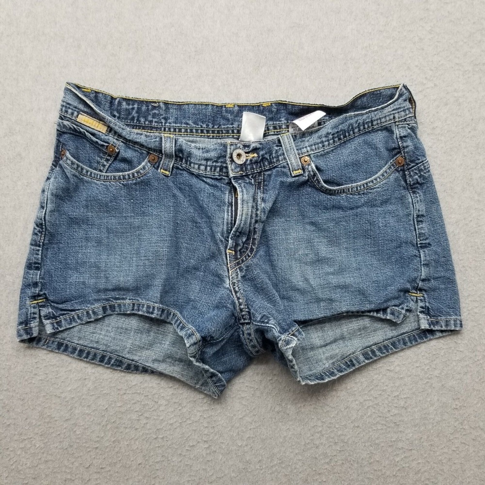 Vintage Lucky Brand Jeans Shorts Womens 32 Blue Denim Pockets Made In USA